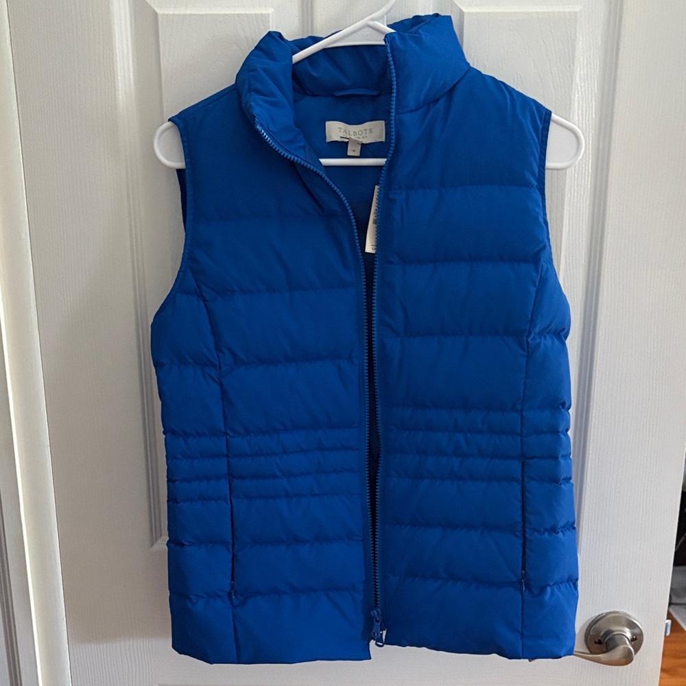 Talbots Vibrant Blue Vest